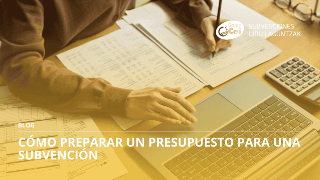 cómo preparar un presupuesto para una subvención